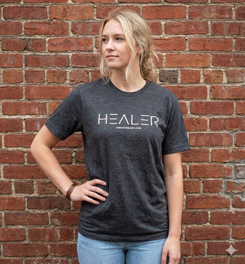 "Healer" Grey Crewneck